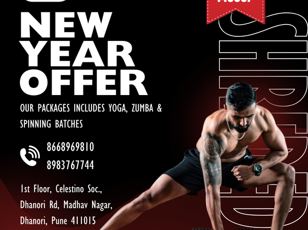 Get Ready to Build Your Fitness in 2025 with Shredded Fitness Arena’s Year-End Offer!