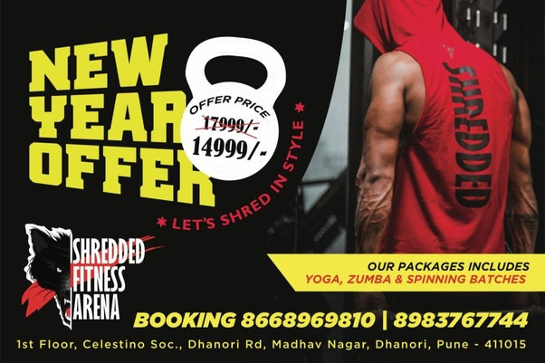 New Year Offer at Shredded Fitness Arena – Transform Your Fitness Journey Today!